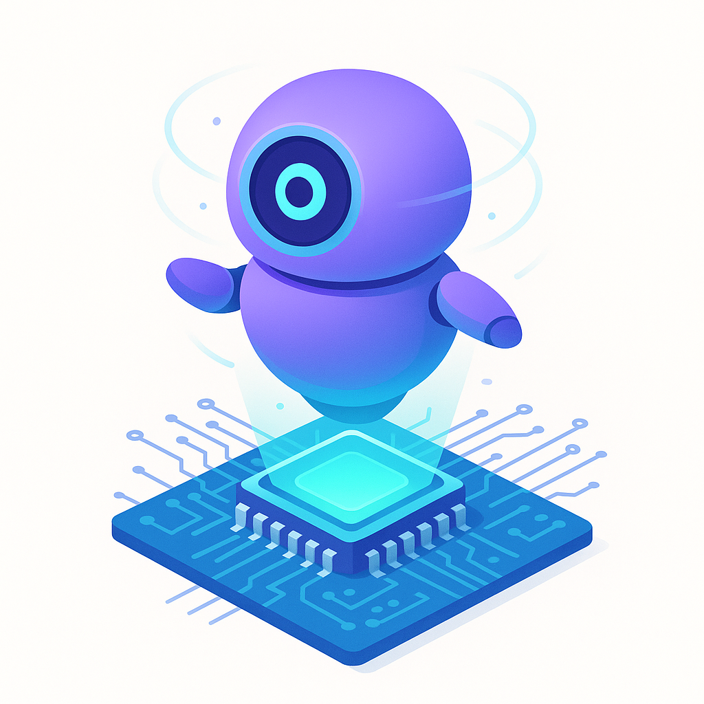 AI assistant illustration